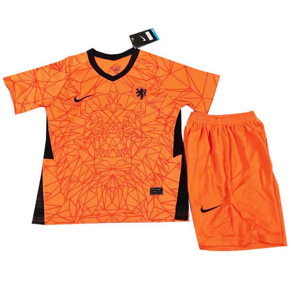 Camiseta Países Bajos Primera equipo Niños 2020 Naranja